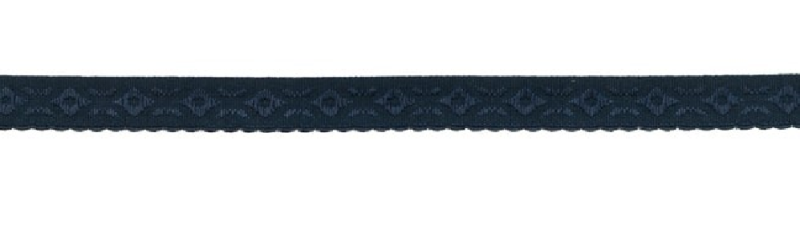 Elastisches Schrägband JACQUARD 12mm navy